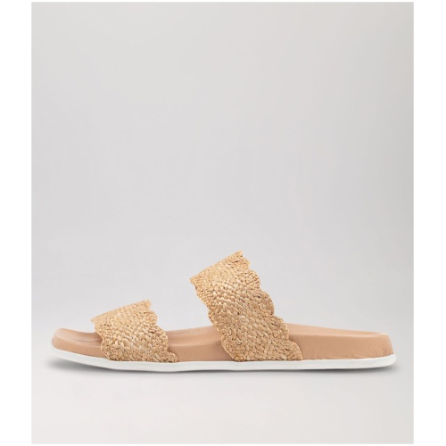 Django & Juliette Dainton Dj Natural Fabric Natural Sandals Womens Shoes Casual Sandals Flat Sandals