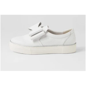 Django & Juliette Fiji Dj White White Sole Leather White White Sole Sneakers Womens Shoes Casual Sneakers