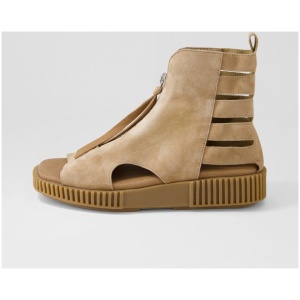 Django & Juliette Idaho Dj Lt Choc Lt Choc Sole Suede Lt Choc Lt Choc Sole Sandals Womens Shoes Casual Sandals Flat Sandals