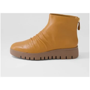 Django & Juliette Marcheta Dj Dk Tan Lt Choc Sole Leather Dk Tan Lt Choc Sole Boots Womens Shoes Ankle Boots