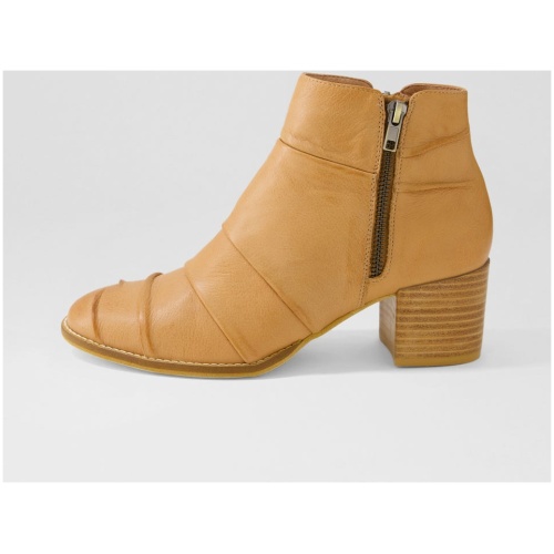 Django & Juliette Maximus Dj Dk Tan Leather Dk Tan Boots Womens Shoes Ankle Boots