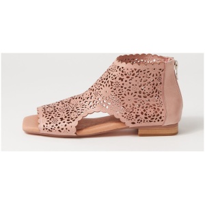 Django & Juliette Padrien Dj Blush Leather Blush Sandals Womens Shoes Casual Sandals Flat Sandals