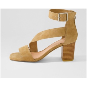 Django & Juliette Perant Dj Sandy Suede Sandy Sandals Womens Shoes Heeled Sandals