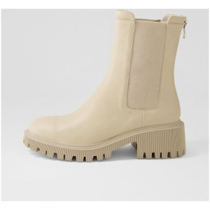 Django & Juliette Quendo Dj Almond Leather Almond Boots Womens Shoes Ankle Boots