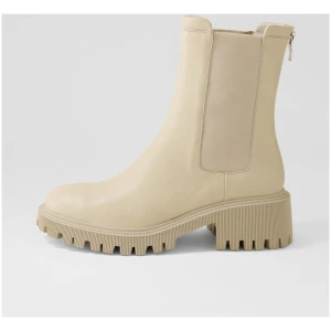 Django & Juliette Quendo Dj Almond Leather Almond Boots Womens Shoes Ankle Boots