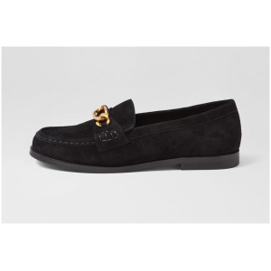 Django & Juliette Quilt Dj Black Black Heel Suede Black Black Heel Shoes Womens Shoes Casual Flat Shoes