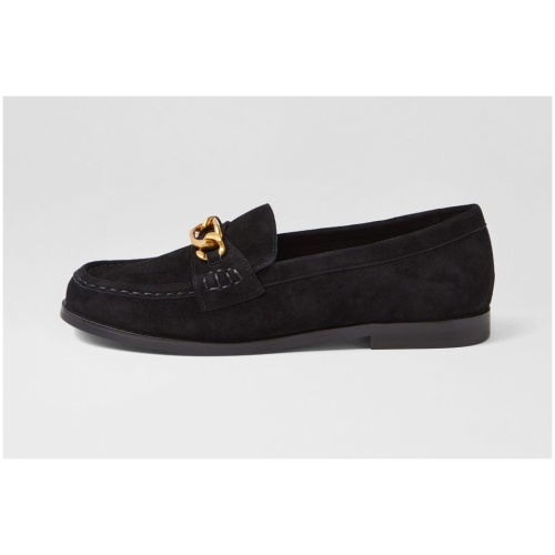 Django & Juliette Quilt Dj Black Black Heel Suede Black Black Heel Shoes Womens Shoes Casual Flat Shoes
