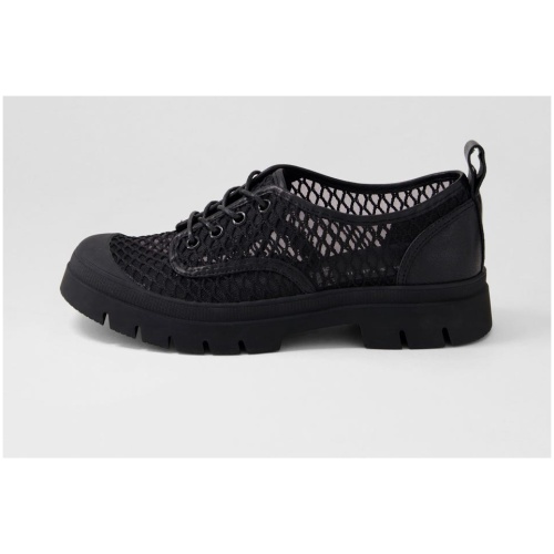 Django & Juliette Sayaka Dj Black Black Sole Mix Black Black Sole Shoes Womens Shoes Casual Flat Shoes