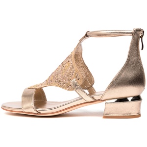 Django & Juliette Tomika Dj Champagne Champagne Multi Champagne Champagne Sandals Womens Shoes Dress Heeled Sandals