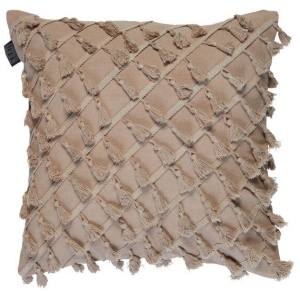Dondi Filled Cotton Natural Cushion by Bedding House