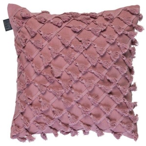 Dondi Filled Cotton Pink Cushion by Bedding House