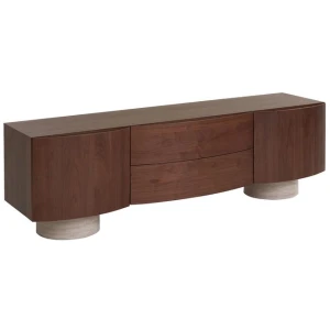 Dorit TV Entertainment Unit - Walnut by Interior Secrets - AfterPay Available