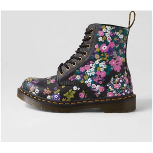 Dr Marten 1460 Pascal 8 Eye Boot Dm Vintage Floral Print Leather Vintage Floral Print Boots Womens Shoes Casual Ankle Boots
