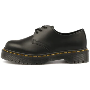 Dr Marten 1461 Bex 3 Eye Shoe Black Smooth Leather Black Shoes Womens Shoes Casual Flat Shoes