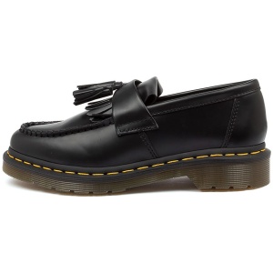 Dr Marten Adrian Tassel Loafer Dm Black Smooth Leather Black Shoes Womens Shoes Casual Flat Shoes