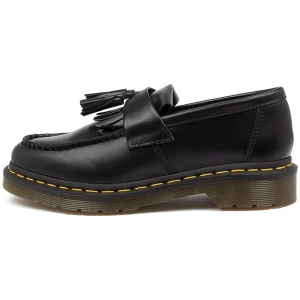 Dr Marten Adrian Tassel Loafer Dm Black Smooth Leather Black Shoes Womens Shoes Casual Flat Shoes