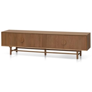 Ducan 2.1m TV Entertainment Unit - Natural Wood by Interior Secrets - AfterPay Available