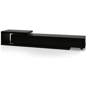 Dwell Extendable TV Entertainment Unit - Full Black by Interior Secrets - AfterPay Available