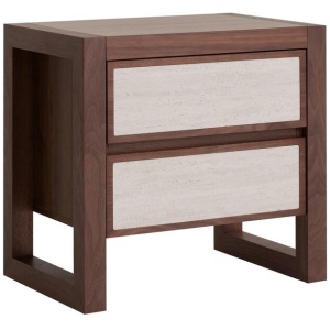 Ebba Bedside Table - Walnut by Interior Secrets - AfterPay Available
