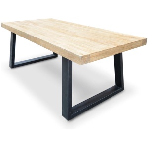 Edwin 1.98m Reclaimed Elm Wood Dining Table by Interior Secrets - AfterPay Available