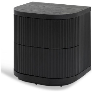 Elino Bedside Table - Full Black by Interior Secrets - AfterPay Available