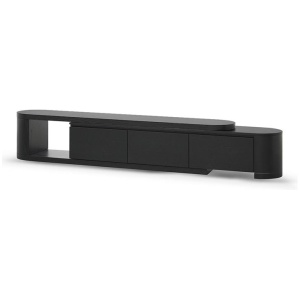 Eliza Extendable TV Entertainment Unit - Full Black Oak by Interior Secrets - AfterPay Available