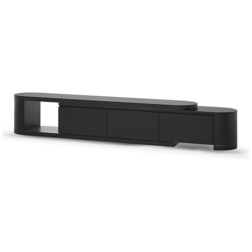 Eliza Extendable TV Entertainment Unit - Full Black Oak by Interior Secrets - AfterPay Available