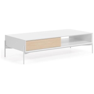 Ellemarie Coffee Table - White & Natural by Interior Secrets - AfterPay Available