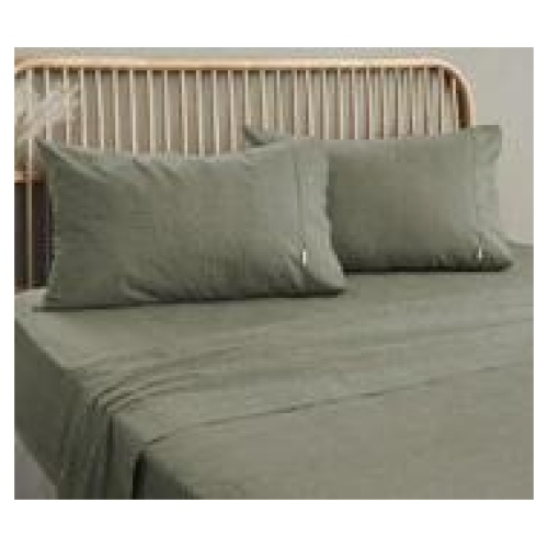 Embre Linen Look Washed Cotton SHEET SET - KING
