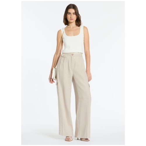 Emilio Linen Cargo Pant