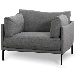 Emilis Armchair - Graphite Grey by Interior Secrets - AfterPay Available