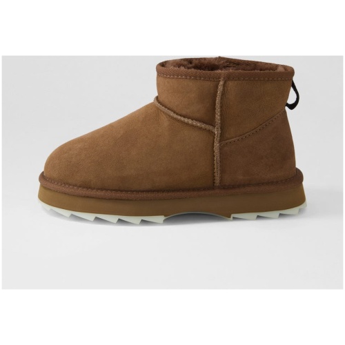 Emu Australia W12548 Sharky Micro Em Oak Sheepskin Oak Boots Womens Shoes Comfort Ankle Boots