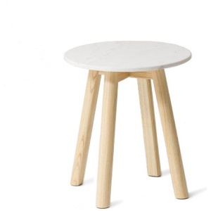 Enkel Oval Marble Side Table - Natural by Interior Secrets - AfterPay Available