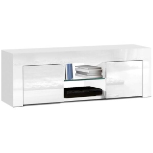 Entertainment Unit TV Cabinet 130cm White Ivan