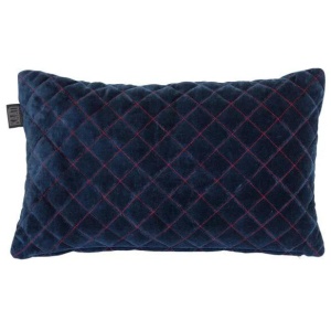 Equire Filled Cotton Blue Cushion by Bedding House