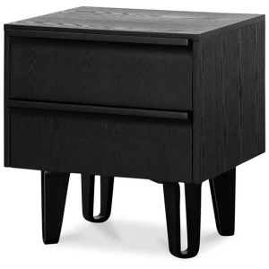 Evans Bedside Table - Full Black by Interior Secrets - AfterPay Available