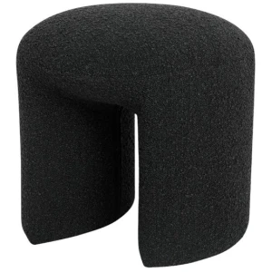 Everet Round Ottoman - Charcoal Boucle by Interior Secrets - AfterPay Available