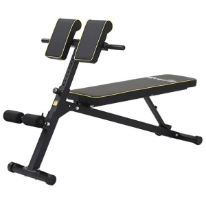 Everfit Roman Chair Adjustable Weight Bench Strength Training Preacher Curls