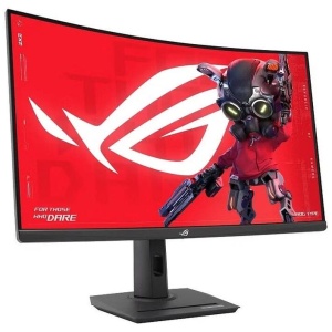 (Ex-Demo) Asus XG32WCS 31.5" QHD 2K 1ms 144Hz (180Hz OC) HDR400 USB-C ELMB Sync Variable Overdrive 2.0 Curved Monitor