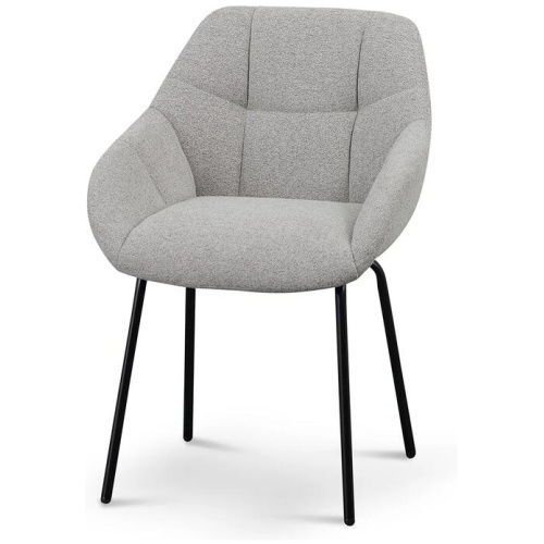 Ex Display - Danilo Fabric Dining Chair - Spec Grey by Interior Secrets - AfterPay Available