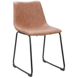 Ex Display - Darcy Dining Chair - Brown by Interior Secrets - AfterPay Available