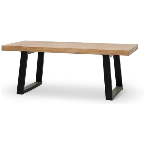 Ex Display - Edwin 1.98m Reclaimed Elm Wood Dining Table by Interior Secrets - AfterPay Available