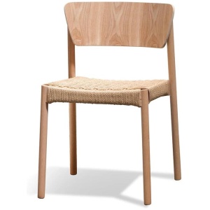 Ex Display - Filiberto Rope Seat Dining Chair - Natural by Interior Secrets - AfterPay Available