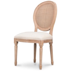 Ex Display - Lenora Elm Dining Chair - Light Beige by Interior Secrets - AfterPay Available