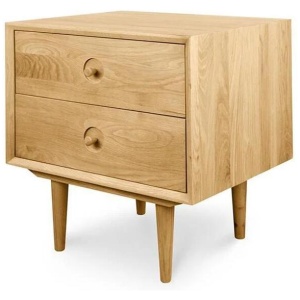 Ex Display - Noah Bedside Table - Natural Oak by Interior Secrets - AfterPay Available