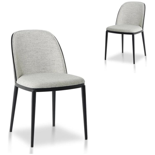 Ex Display - Paxton Dining Chair - Silver Grey by Interior Secrets - AfterPay Available