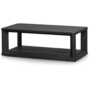 Ex Display - Sandoval ELM Coffee Table - Black by Interior Secrets - AfterPay Available