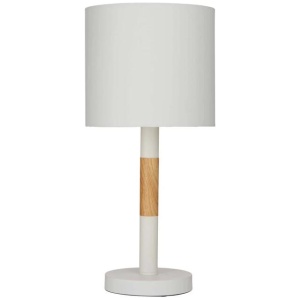 Ex display - Abby Table Lamp White by Interior Secrets - AfterPay Available