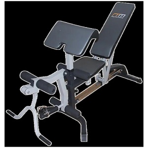 FID Flat Incline Decline Bench Press w/ Leg Extension