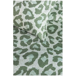 Fabrice Cotton Percale Green Quilt Cover Sets by Bedding House King